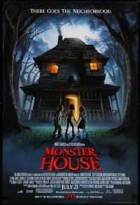 6r336 MONSTER HOUSE advance DS 1sh '06 there goes the neighborhood, see it in 3-D!