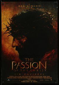 6r367 PASSION OF THE CHRIST int'l advance 1sh '04 directed by Mel Gibson, James Caviezel, Bellucci!