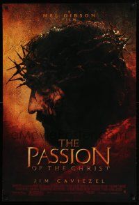6r366 PASSION OF THE CHRIST DS 1sh '04 directed by Mel Gibson, James Caviezel, Monica Bellucci!