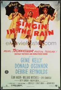 6r425 SINGIN' IN THE RAIN DS 1sh R00 Gene Kelly, Donald O'Connor, Debbie Reynolds, classic musical!