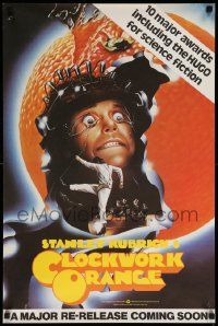 6r758 CLOCKWORK ORANGE teaser 20x30 special R82 Kubrick, different art of Malcolm McDowell!