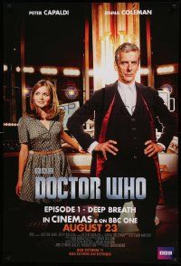 6r589 DOCTOR WHO English tv poster '14 British science fiction TV series, Peter Capaldi!