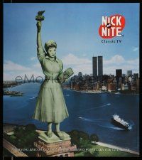 6r591 I LOVE LUCY tv poster R97 Nick at Night, Lucille Ball as Statue of Liberty!