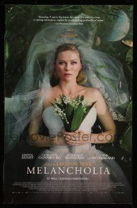 6r625 MELANCHOLIA mini poster '11 Lars von Trier directed, image of Kirsten Dunst!
