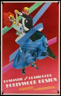 6r580 ROMANTIC & GLAMOROUS HOLLYWOOD DESIGNS 24x38 museum/art exhibition '70s Hayworth and Astaire