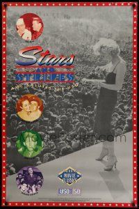 6r601 STARS & STRIPES tv poster '91 USO, Marilyn Monroe, Bob Hope, Dorothy Lamour, Bing Crosby!