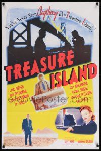 6r847 TREASURE ISLAND 24x36 special '99 Lance Baker, Nick Offerman, vintage poster design!