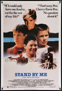6r974 STAND BY ME 27x40 commercial poster '80s Phoenix, Feldman, O'Connell, Wheaton, cherry Pez!