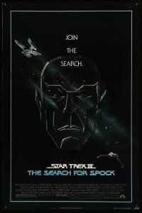 6r442 STAR TREK III 1sh '84 The Search for Spock, art of Leonard Nimoy by Huyssen & Huerta!