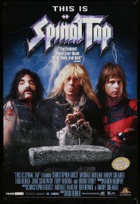 6r717 THIS IS SPINAL TAP 27x40 video poster R00 Rob Reiner heavy metal rock & roll cult classic!