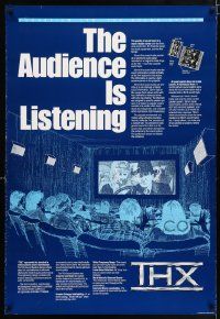 6r473 THX 1sh '80s advertising George Lucas' innovative sound system, the audience is listening