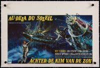 6t187 JOURNEY TO THE FAR SIDE OF THE SUN linen Belgian '69 Doppleganger, cool different sci-fi art!