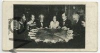 6w064 DR. MABUSE: THE GAMBLER complete set of 12 English 2x3 promo cards '20s Fritz Lang!
