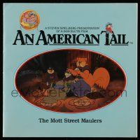6x208 AMERICAN TAIL softcover book '86 Steven Spielberg & Don Bluth, The Mott Street Maulers!