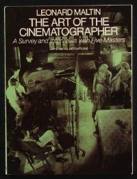 6x212 ART OF THE CINEMATOGRAPHER softcover book '71 A Survey and Interviews with Five Masters!