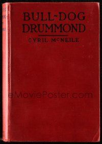 6x110 BULLDOG DRUMMOND hardcover book '29 McNeile's novel w/ scenes from the Ronald Colman movie!