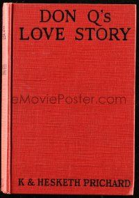 6x117 DON Q SON OF ZORRO hardcover book '25 Prichard novel w/scenes from Douglas Fairbanks' movie!