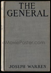 6x134 GENERAL hardcover book '27 Joseph Warren's novel with scenes from the Buster Keaton movie!