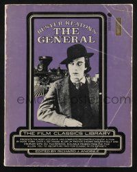 6x221 BUSTER KEATON'S THE GENERAL softcover book '75 recreating the movie in images & words!