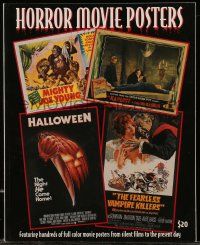 6x283 HORROR MOVIE POSTERS softcover book '98 hundreds of great full-color images from all decades!