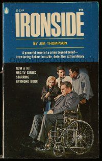 6x075 IRONSIDE paperback book '67 a powerful novel of a crime beyond belief by Jim Thompson!