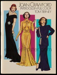 6x289 JOAN CRAWFORD softcover book '83 Paper Dolls in Full Color by Tom Tierney!