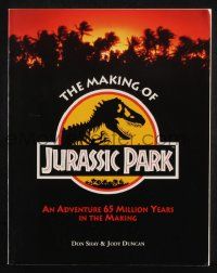 6x291 JURASSIC PARK softcover book '93 the making of Steven Spielberg's movie with color photos!