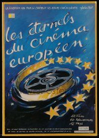 6x297 LES ETERNELS DU CINEMA EUROPEEN French softcover book '89 full-page color movie poster art!