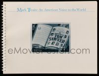 6x302 MARK TWAIN: AN AMERICAN VOICE TO THE WORLD spiral-bound softcover book '96 100th anniversary!