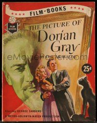 6x315 PICTURE OF DORIAN GRAY softcover book '45 cool Motion Picture Book of the Oscar Wilde story!