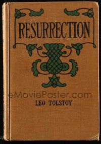 6x176 RESURRECTION hardcover book '31 Leo Tolstoy's novel illustrated with scenes from the movie!