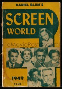6x328 SCREEN WORLD softcover book '49 images & information about new movie releases that year!