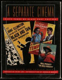 6x331 SEPARATE CINEMA: FIFTY YEARS OF BLACK CAST POSTERS softcover book '92 full-page color images!