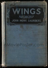 6x197 WINGS hardcover book '27 Saunders' novel w/scenes from William Wellman's Best Picture movie!