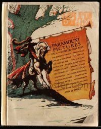 6x016 PARAMOUNT 1924-25 campaign book '24 great full-color artwork ads from name artists, rare!
