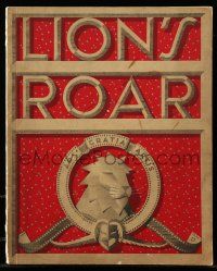 6x060 LION'S ROAR vol 1 no 1 exhibitor magazine '41 cover art of Leo the Lion by Jacques Kapralik!