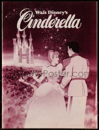 6x486 CINDERELLA pressbook R81 Disney's classic musical cartoon, includes the 16-page ad pad!
