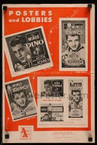 6x514 DINO pressbook '57 troubled teen Sal Mineo, the body & soul story of youth!