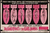6x524 DR. GOLDFOOT & THE GIRL BOMBS pressbook '66 Mario Bava, Vincent Price & sexy ladies!