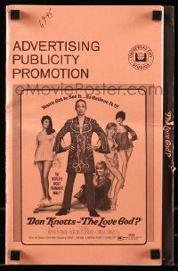 6x699 LOVE GOD pressbook '69 Don Knotts is the world's most romantic male with sexy babes!
