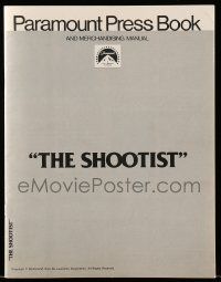 6x857 SHOOTIST pressbook '76 with great Richard Amsel artwork of cowboy John Wayne & cast!