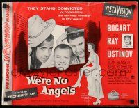 6x974 WE'RE NO ANGELS pressbook '55 Humphrey Bogart, Aldo Ray, Peter Ustinov, Joan Bennett!