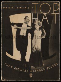 6x345 TOP HAT book '35 Fred Astaire & Ginger Rogers, King and Queen of Rhythm!