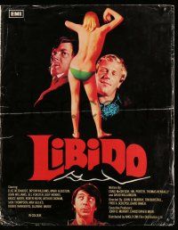 6x372 LIBIDO English pressbook '73 great images from Australian sexploitation movie!
