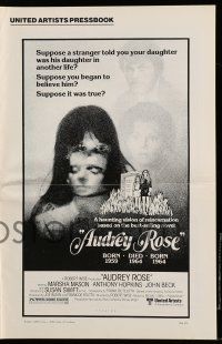 6x414 AUDREY ROSE pressbook '77 a haunting vision of reincarnation, suppose it was true!