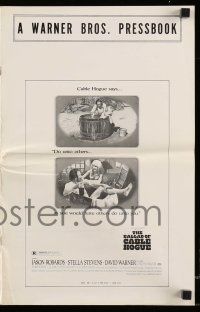 6x422 BALLAD OF CABLE HOGUE pressbook '70 Sam Peckinpah, Jason Robards & sexy Stella Stevens!