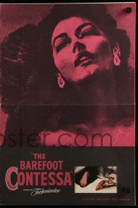6x424 BAREFOOT CONTESSA pressbook '54 Humphrey Bogart, Ava Gardner, Joseph L. Mankiewicz directed!