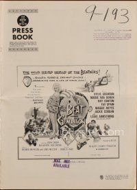 6x431 BEAT GENERATION pressbook '59 sexy Mamie Van Doren trapped by beatnik Danton, Louis Armstrong