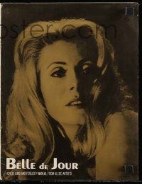6x435 BELLE DE JOUR pressbook '68 Luis Bunuel classic, c/u of sexy prostitute Catherine Deneuve!