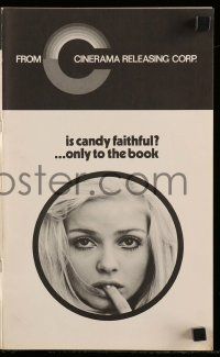 6x474 CANDY pressbook '68 Marlon Brando, Ringo Starr, sexy Ewa Aulin is only faithful to the book!